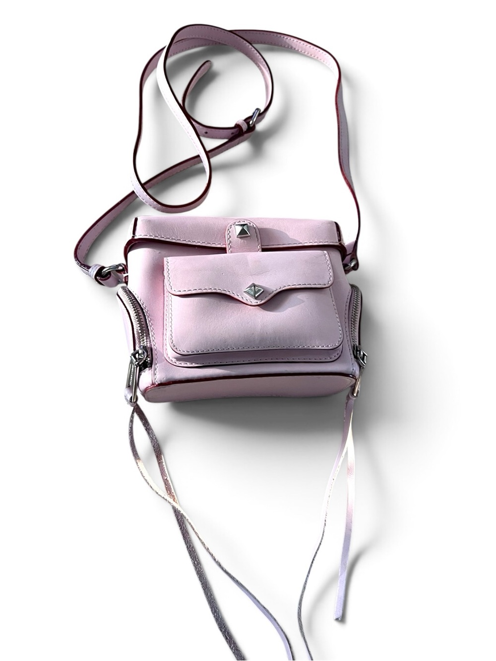 Rebecca Minkoff pale pink crossbody bag